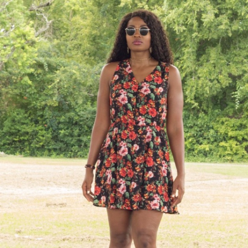 Boho Chic Floral Women’s Dress